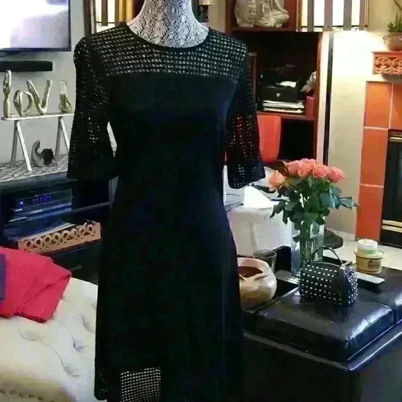 Nanette Lepore Dresses & Skirts - Annette Lepore black knit dress sz Large